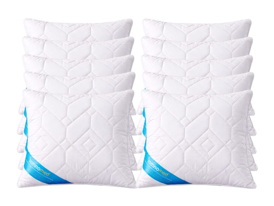 SET 10 Perne Somnomed Antimicrobiene lavabile la 95°C, 70 x 70 cm, vidat