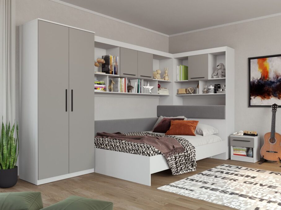 Set Dormitor Colt Lucio C7 Alb / Casmir