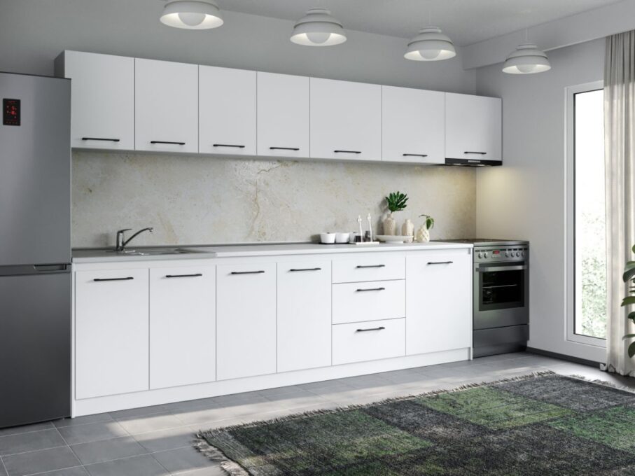 Set Mobila Bucatarie Mina Pure 340 Alb C159