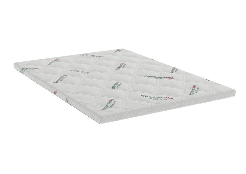 Topper HypoallergenicMed Antibacteria, 120x200x5, husa detasabila, lavabila si  certificata Ultra-Fresh Antibacterial™