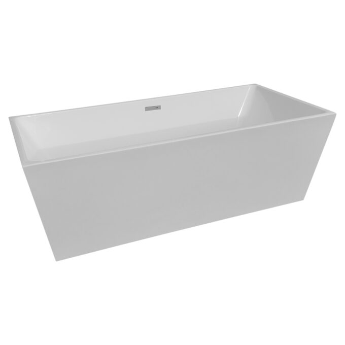Cada baie freestanding Bella* BSM-204A  acril  170 x 75 x 58 cm  alb