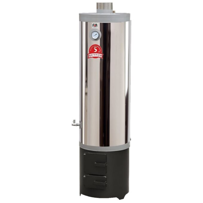 Boiler pe lemne 120 L Inox