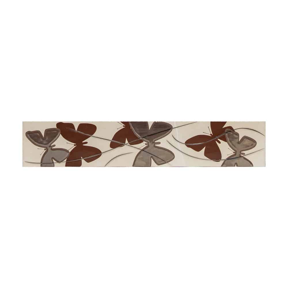 Brau decorativ faianta baie / bucatarie Tropicca Beige  7.5 x 40