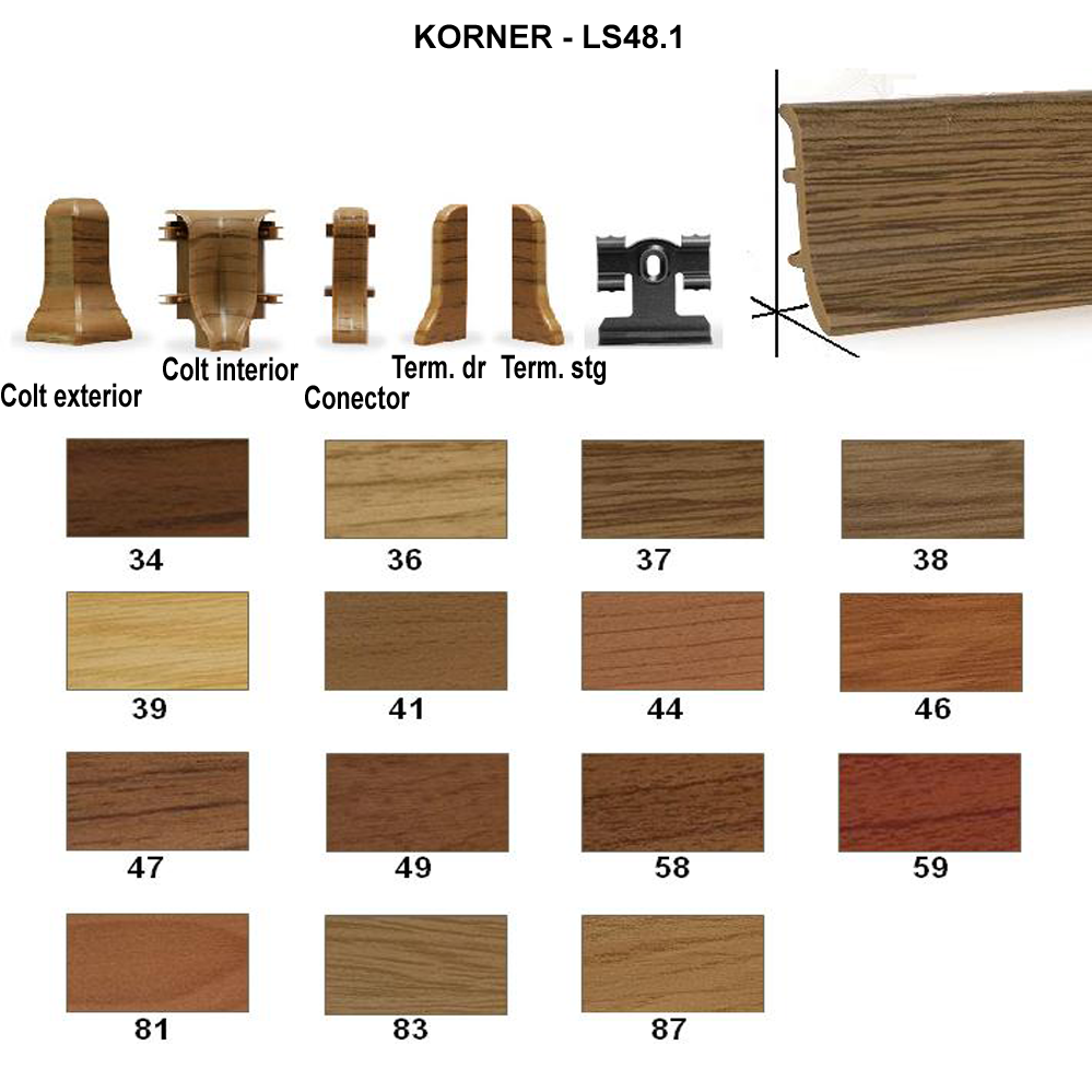 Colt exterior plinta Korner LS48  cires