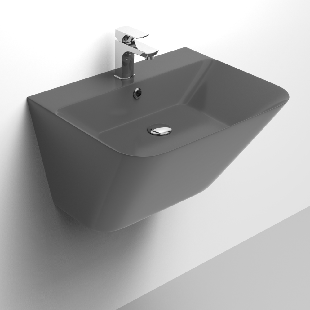 Lavoar baie suspendat Celesta Coral  55x35x45 cm  anthracite