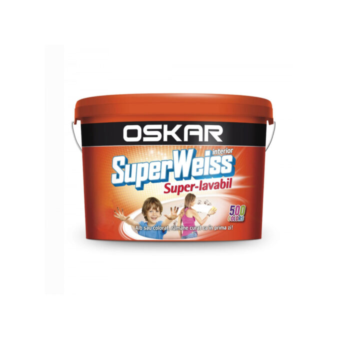 Vopsea lavabila pentru interior Oskar Superweiss 2.5 L
