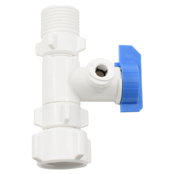 Adaptor conectare sisteme de filtrare 1 2 cu robinet 1 4 Quick