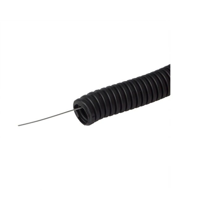 Copex Tub Flexibil PVC cu sarma 20 mm Negru