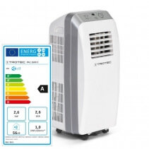 Aer conditionat portabil Trotec PAC 2600E, Capacitate 9.000 Btu, Debit 230mc/ora, Telecomanda, Display, Timer, Pentru 32mp