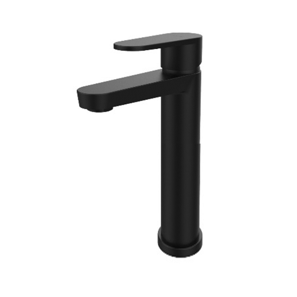 Baterie lavoar baie Boet Luca 14111/N  monocomanda  marimea XL  finisaj negru mat
