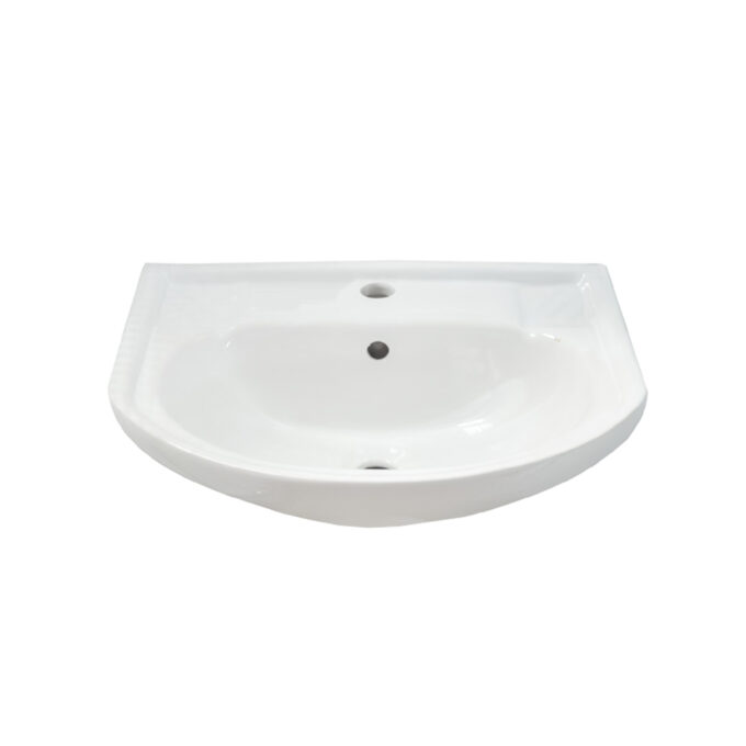 Lavoar pentru picior / piedestal Simple  50 cm  alb