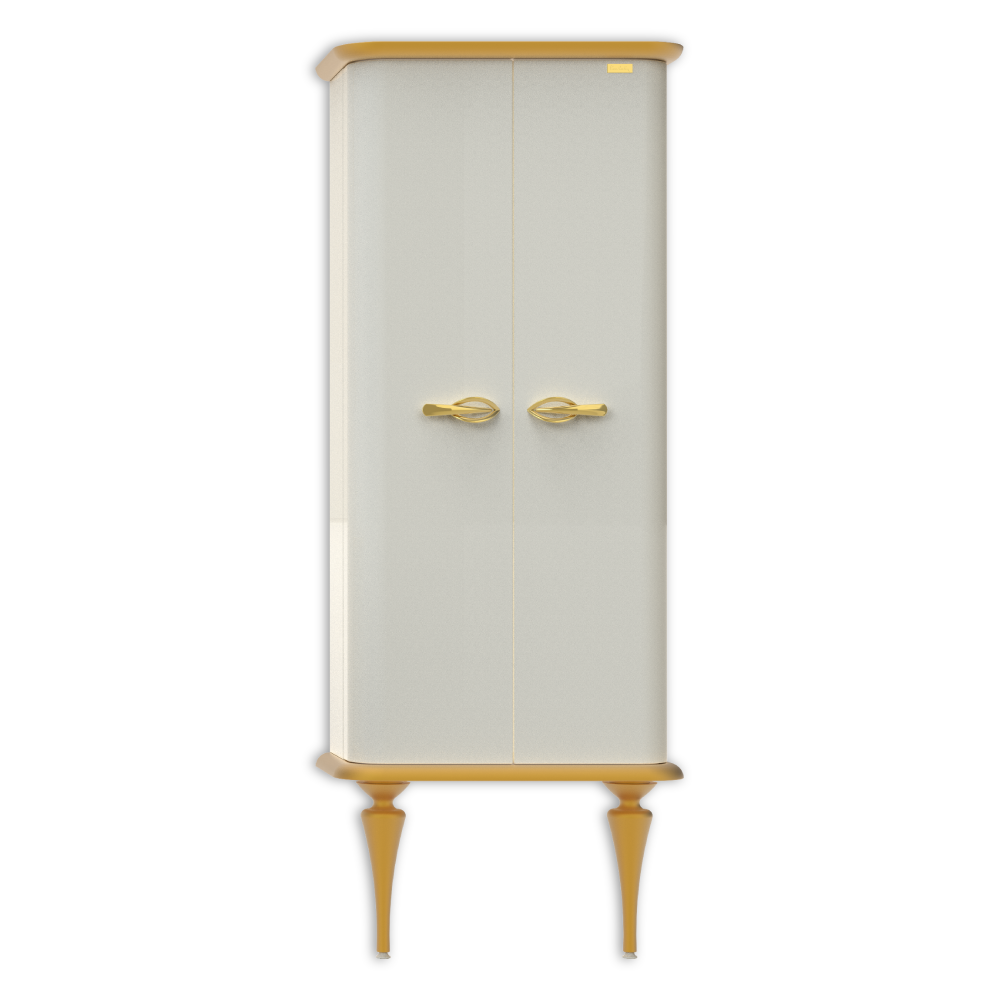 Dulap soldat baie dublu Pierre Cardin Angelica alb perlat 70x180 cm 1 Dulap soldat baie dublu Pierre Cardin Angelica alb perlat 70x180 cm
