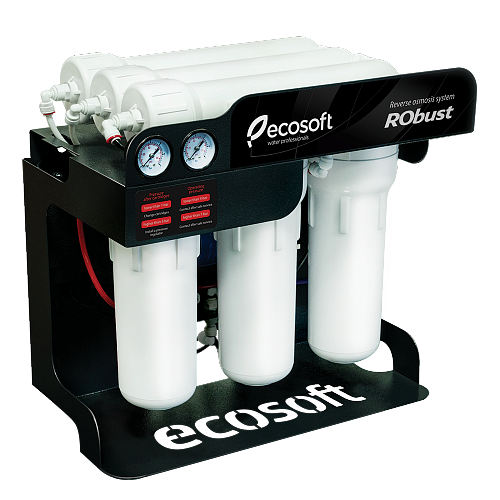 Sistem de filtrare al apei profesional cu osmoza inversa Ecosoft RObust 60 L h