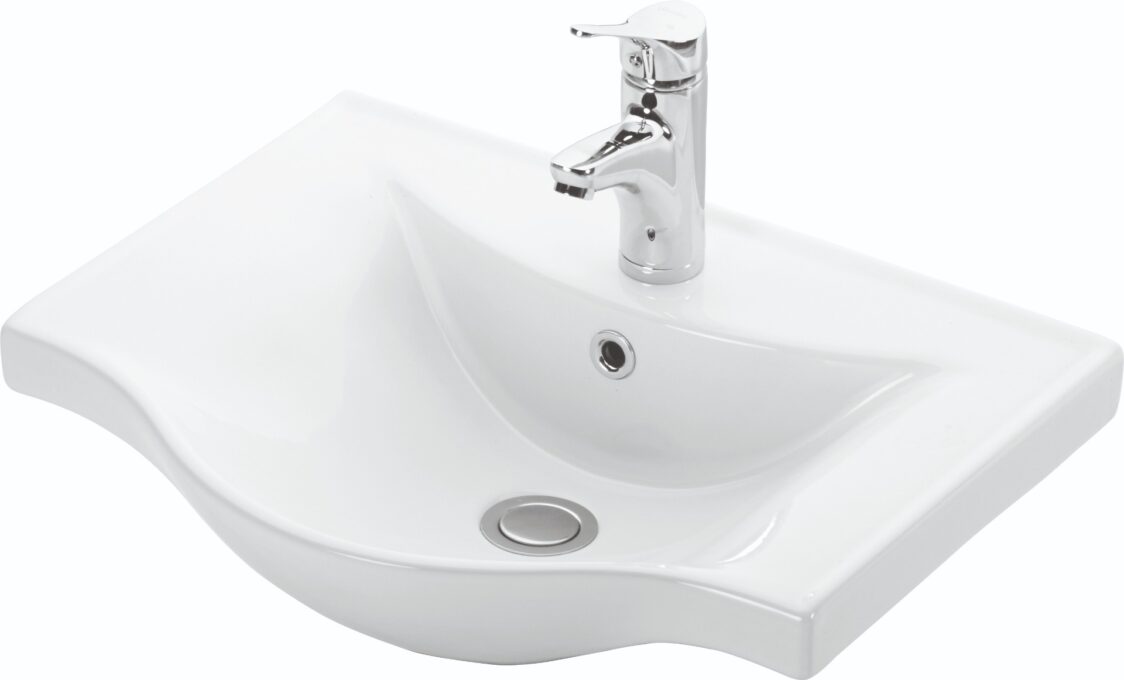 Lavoar incastrat ceramic (portelan sanitar) 60X45X17.5 cm