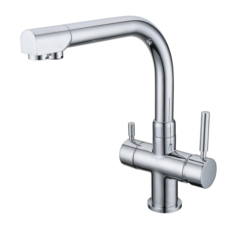 Baterie cu 3 cai Waterline finisaj Cromat sau Nichel satinat 3KSA1
