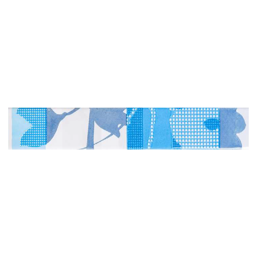 Brau decorativ faianta baie / bucatarie Living Fiore Azul  5 x 31.6