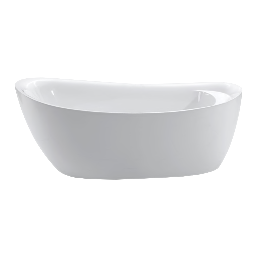 Cada baie freestanding Bella* BSM-213  acril  170 x 80 x 65 cm  alb