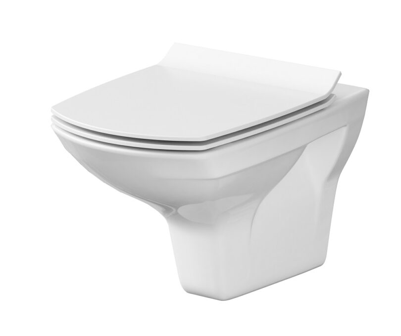 Vas WC suspendat Cersanit Set 724 Carina New Clean On K701-135  alb
