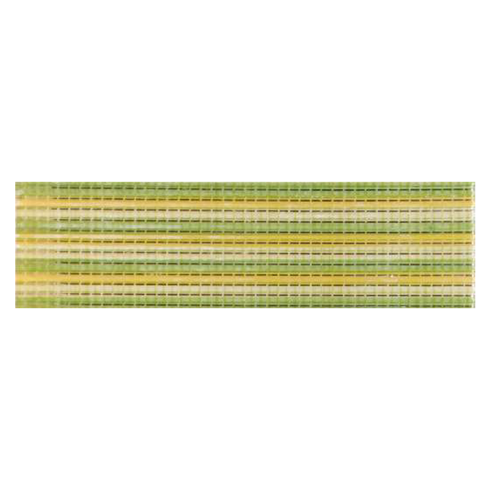 Brau decorativ faianta baie / bucatarie Textline Green  7 x 25