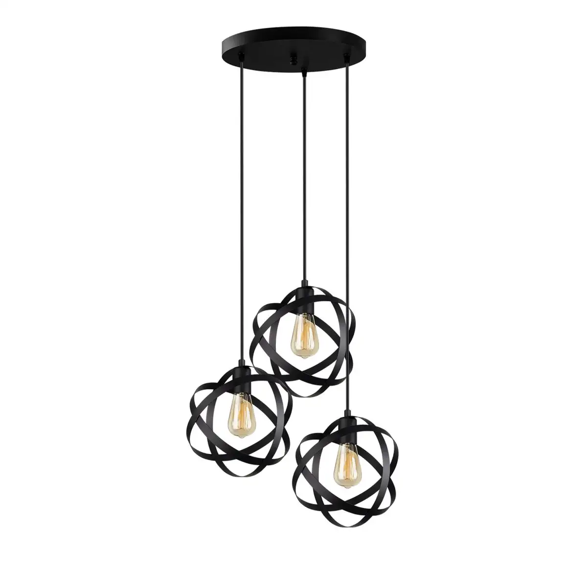 Lustra  negru homs ro11305