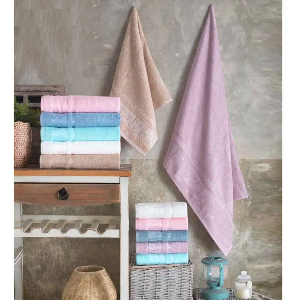 Set prosoape baie 2 buc,  jacar,90x50 cm