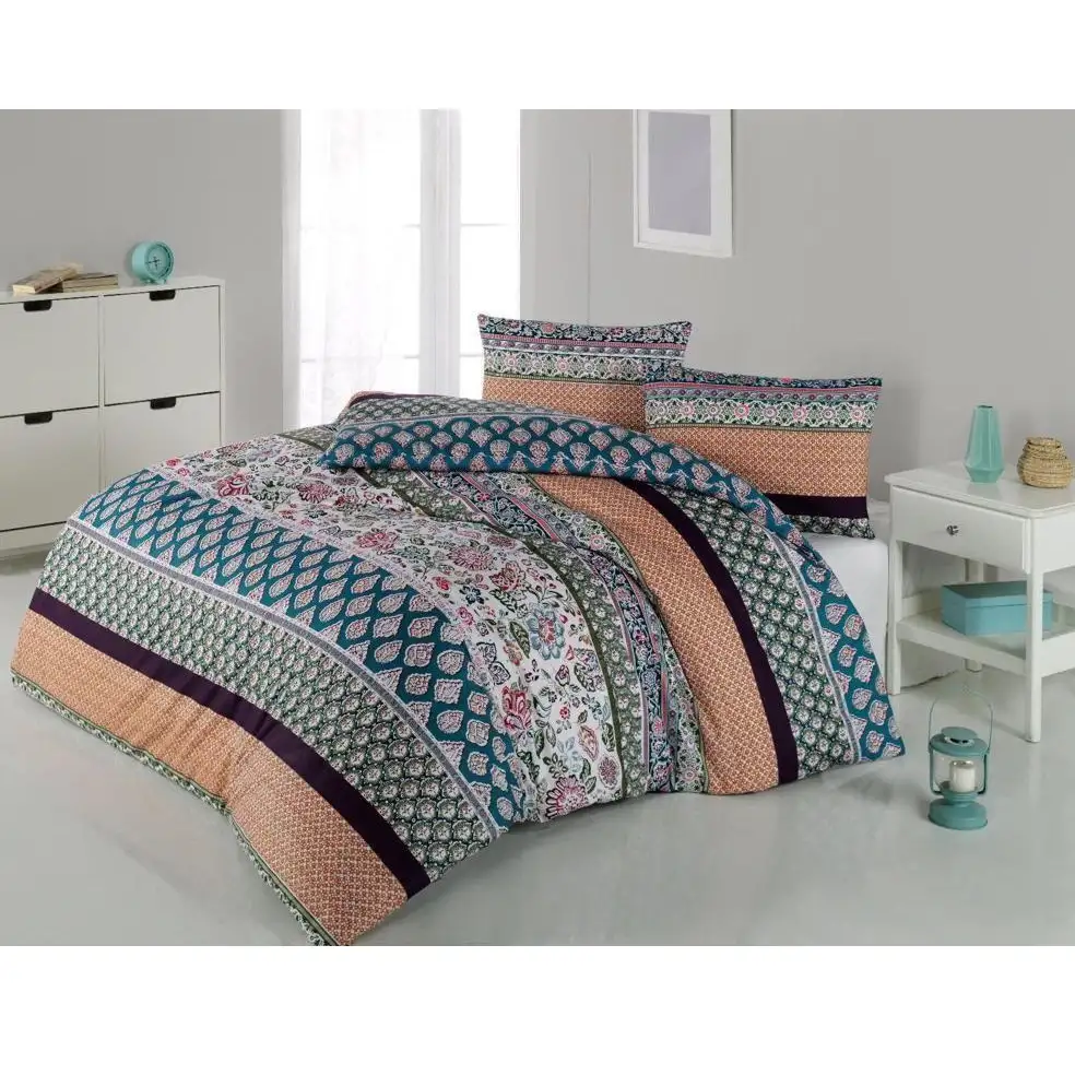 Lenjerie de pat bumbac satinat 2 persoane,homs,serie H280,00055 1 Lenjerie de pat bumbac satinat 2 persoane,homs,serie H280,00055