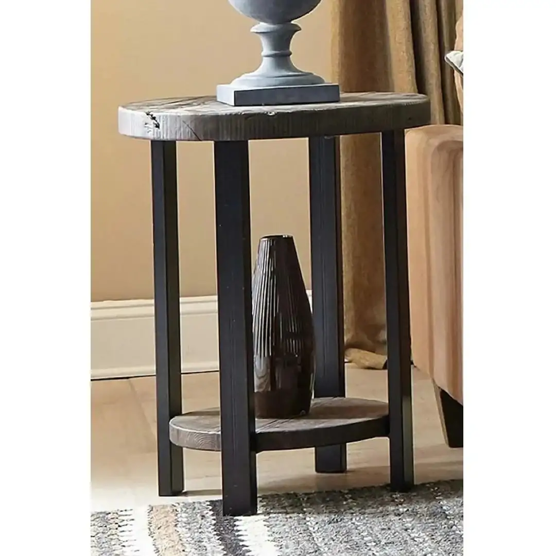 Masuta de cafea lemn ,rotund Homs, seria A-620, 47X 47 x 60 cm,30014