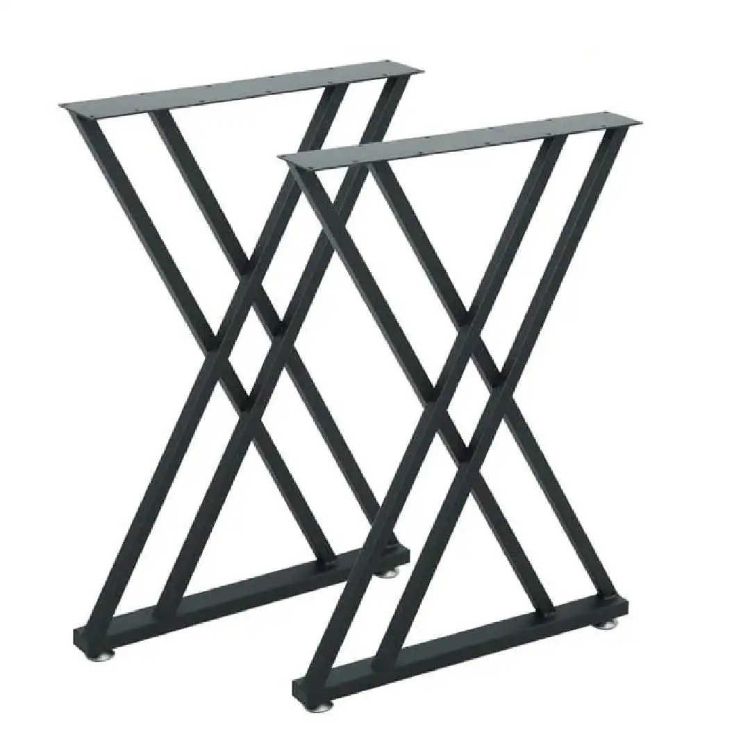 Set picioare masa metal, Homs , Negru,55X72 cm,30650