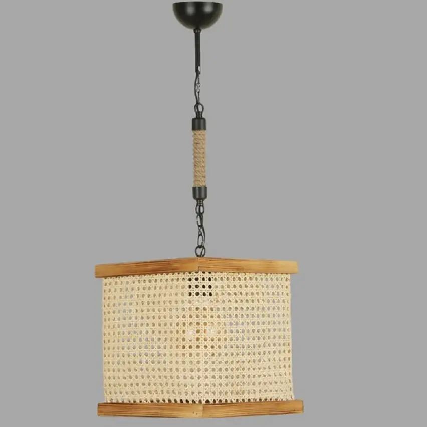 Lustra stil industrial lemn-metal,seria lx, homs,40056