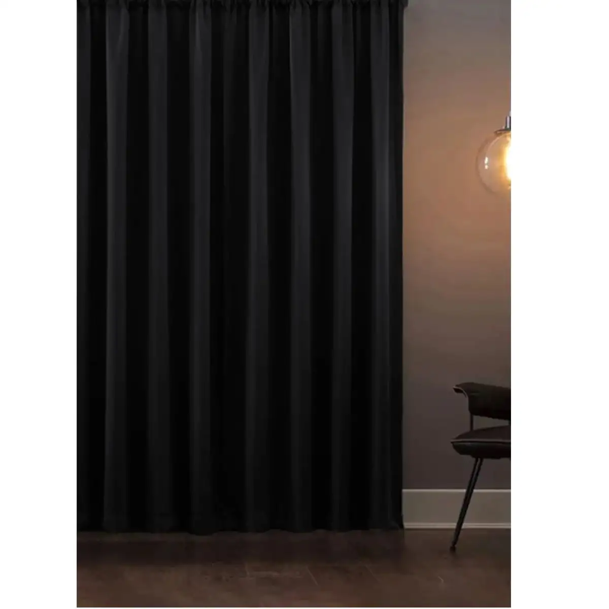Perdea  Blackout opaca negru, 400x260 cm,50030