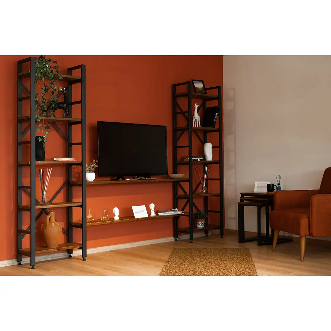 Biblioteca ,solid wood,lemn, seria A-620,Homs,258x27x185 cm ,630327