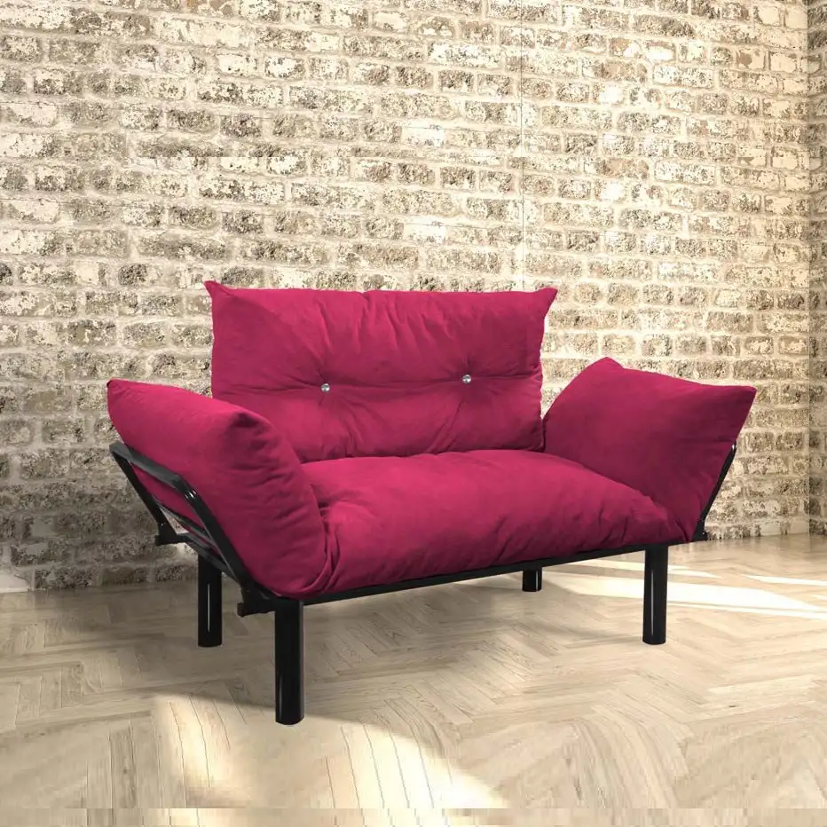 Canapea 2 locuri Homs fucsia