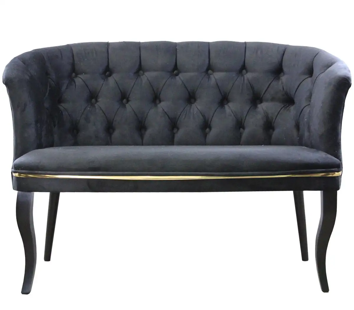 Canapea 2 persoane Milano Homs textil,negru