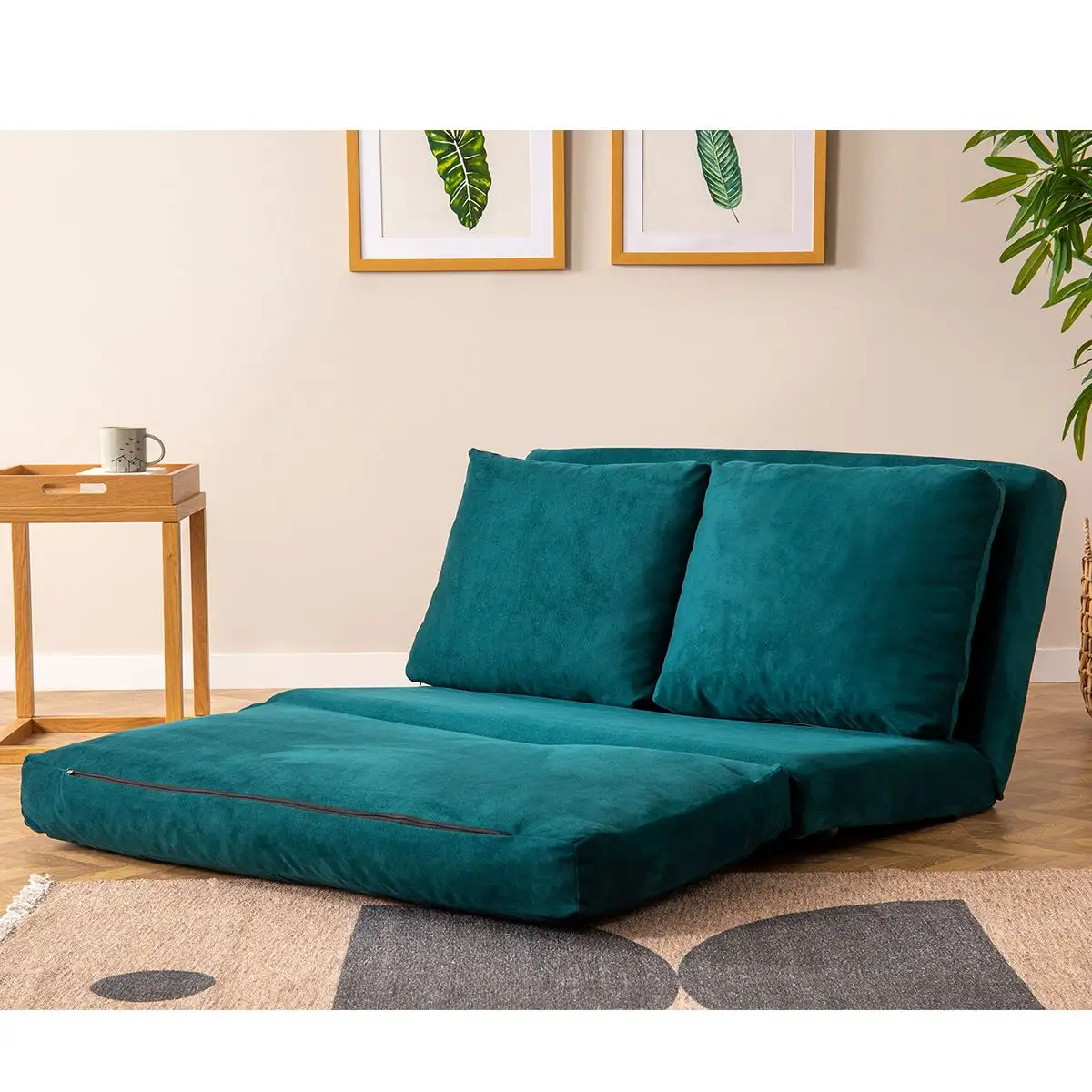 Canapea extensibila 2 locuri moderna,Taida,180X120 cm – blue