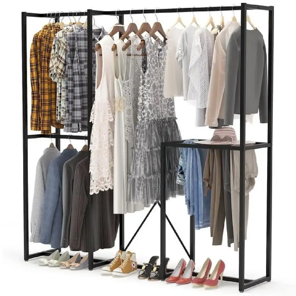 Sifonier City,din metal, culoare negru180x170 cm