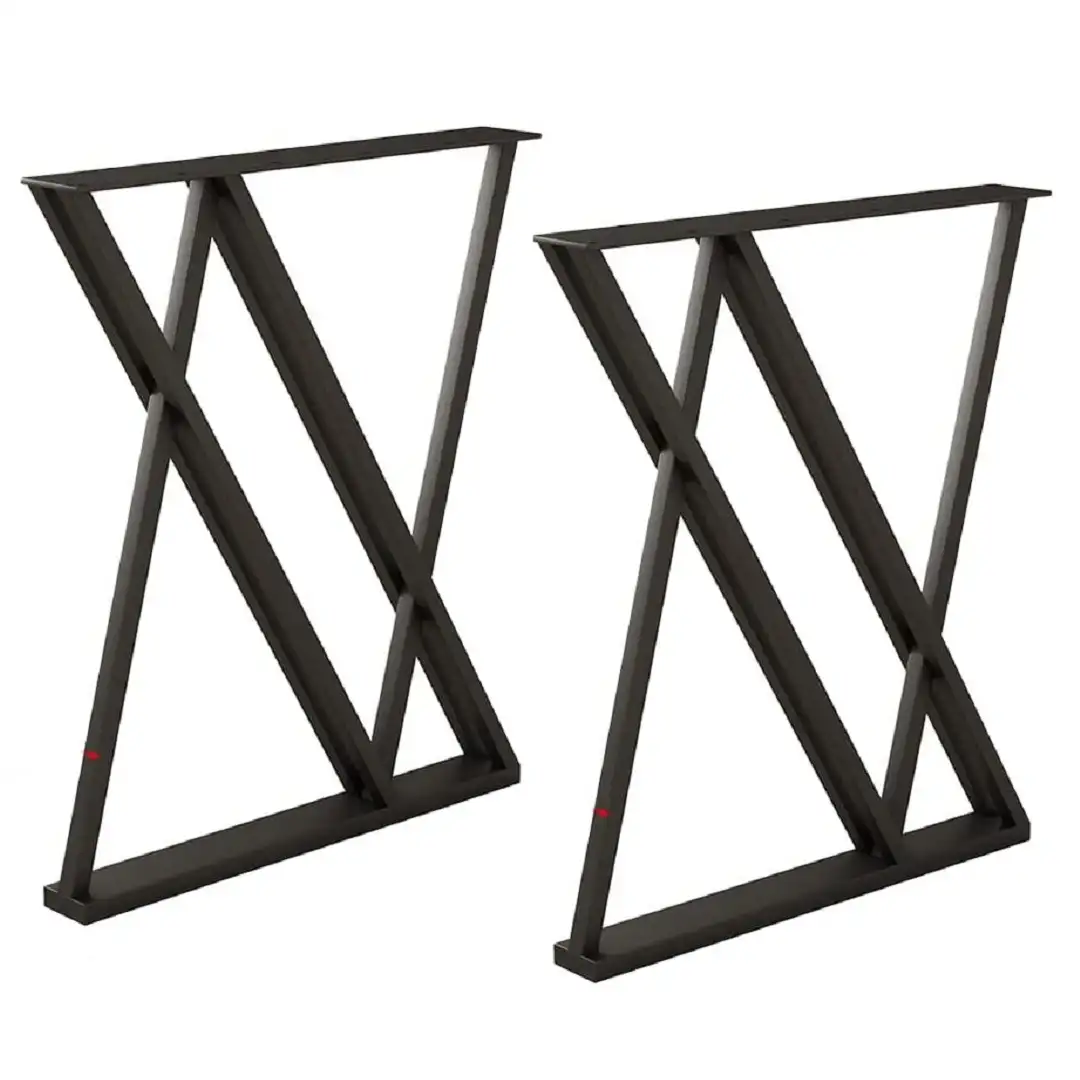 Set picioare masa metal, Homs , Negru,55X72 cm,30682
