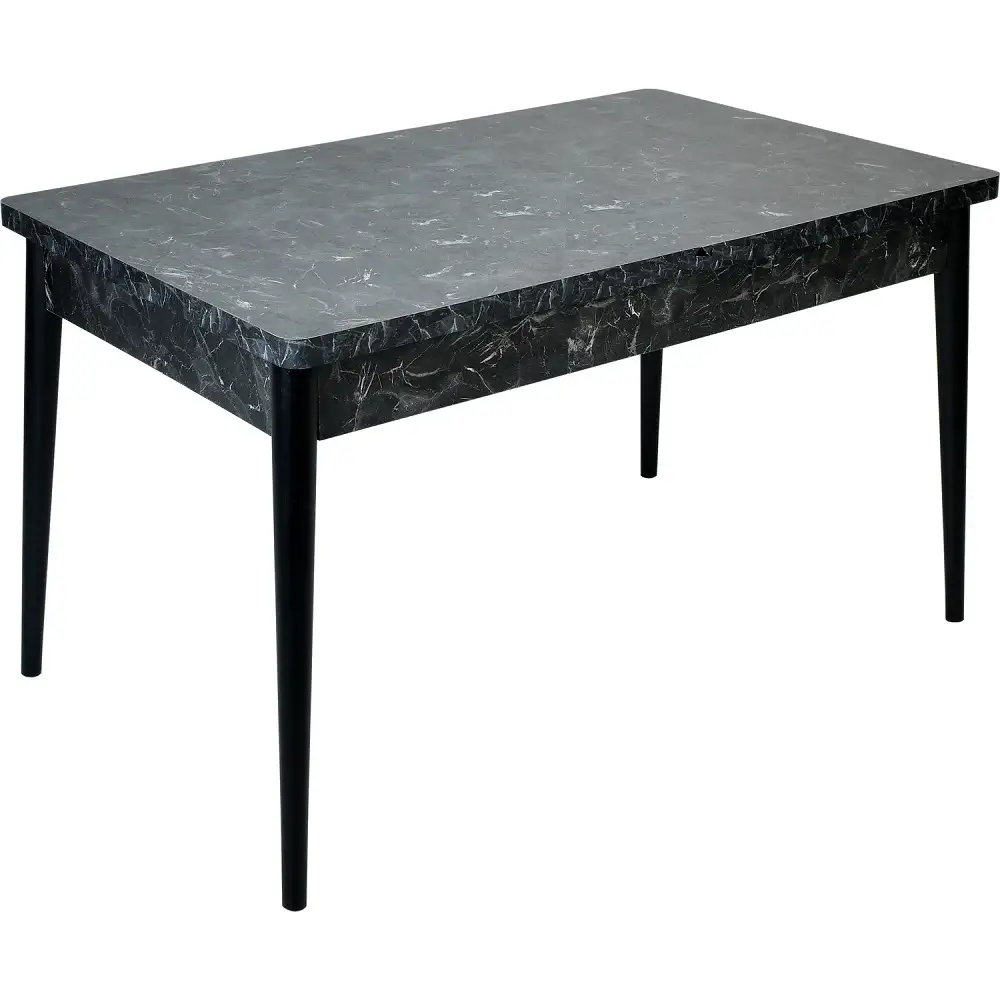 Masa bucatarie Brigitte, culoare negru, 120 cm