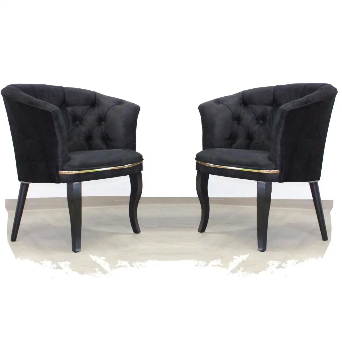 Set fotoliu Milano,negru, picioare negre, Homs