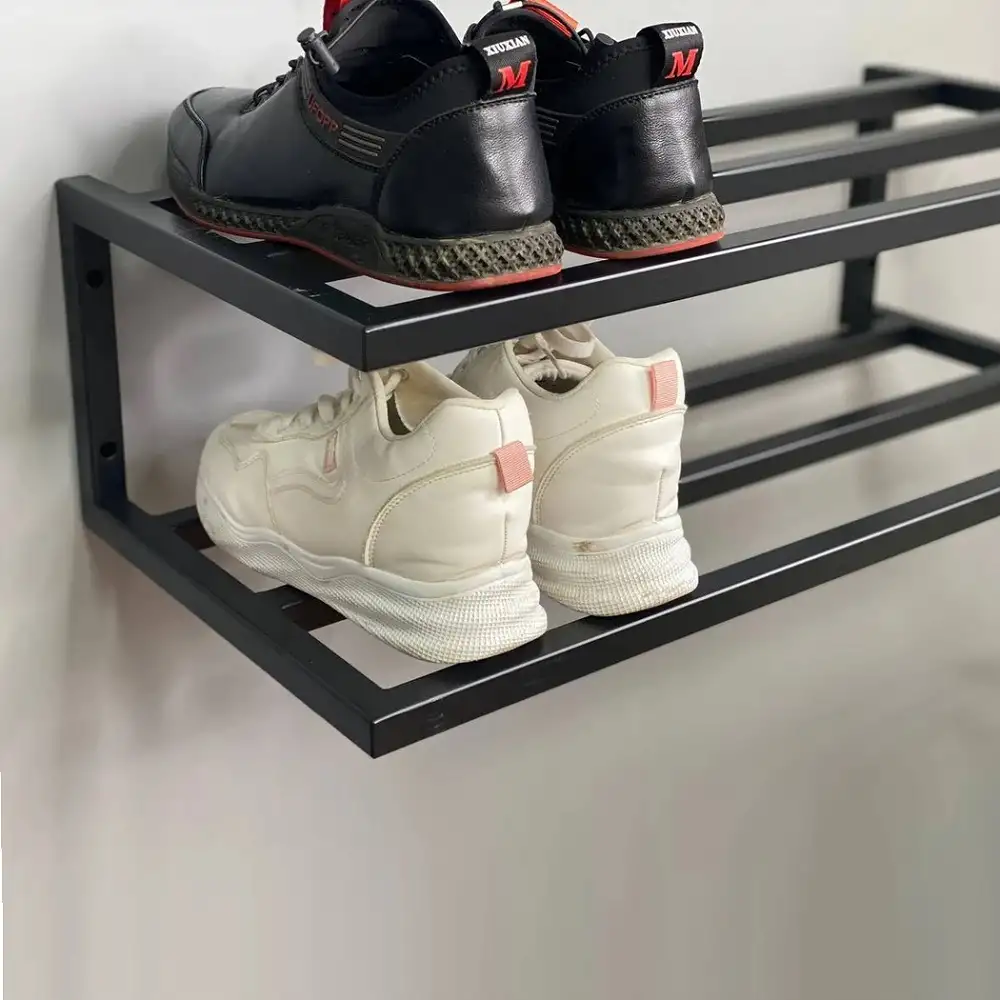 Pantofar,din metal,culoare negru,50x20x30 cm
