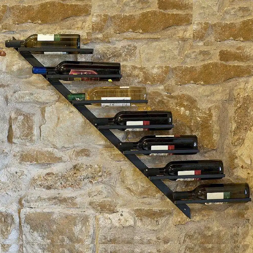 Raft de perete/suport vinuri, Wine Stand Homs,88x72x10 cm,metal 1 Raft de perete/suport vinuri, Wine Stand Homs,88x72x10 cm,metal