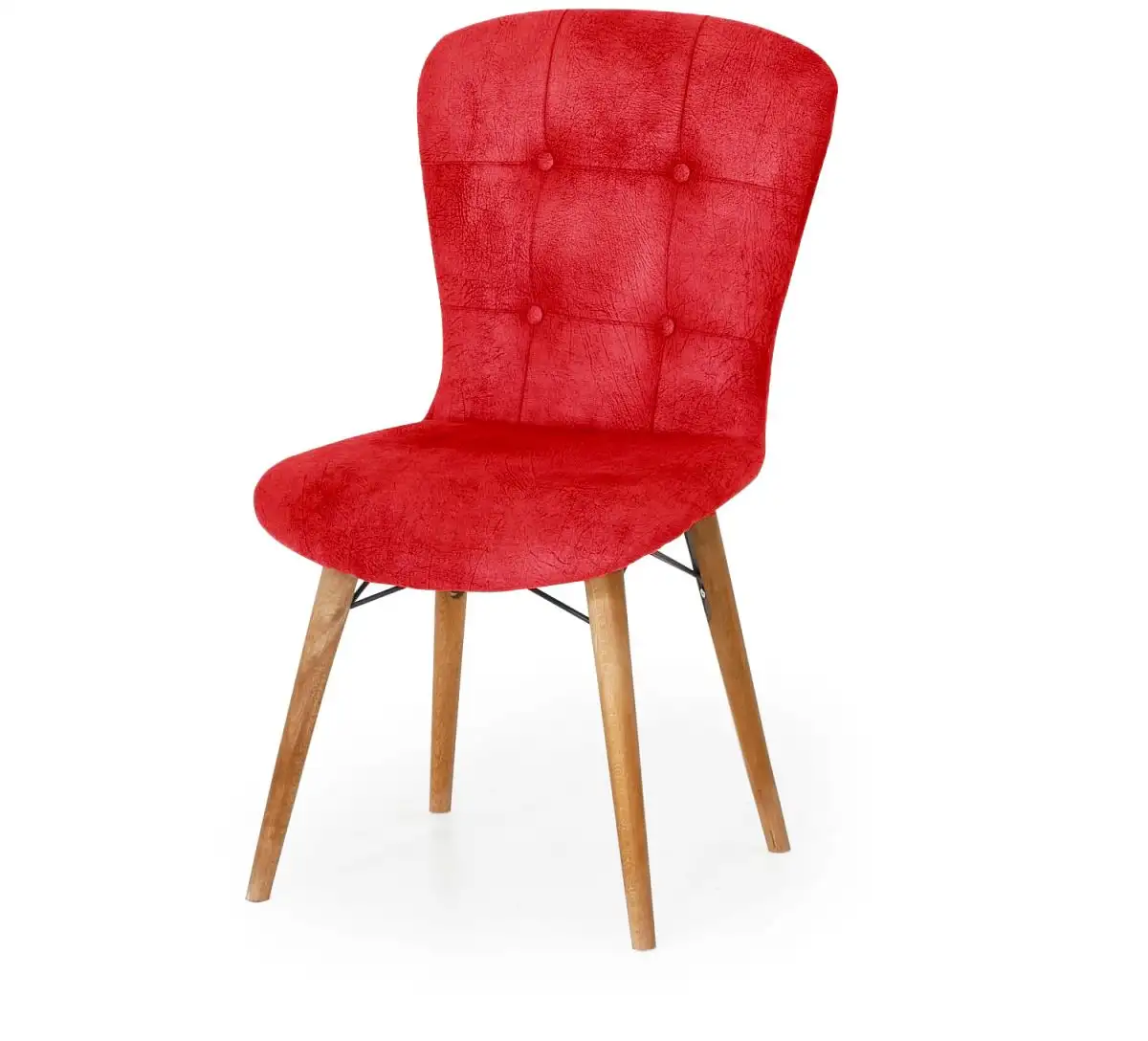 Scaun living tapitat rosu Beluga Homs
