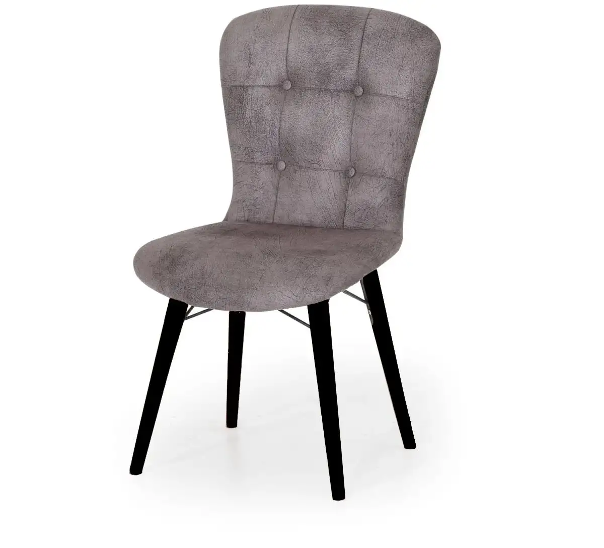 Scaun living tapitat gri Beluga Homs