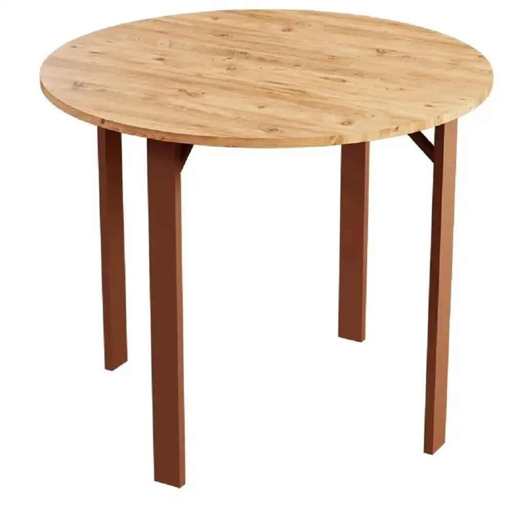 Masa bucatarie Onita rotund culoare nuc,R 90cm