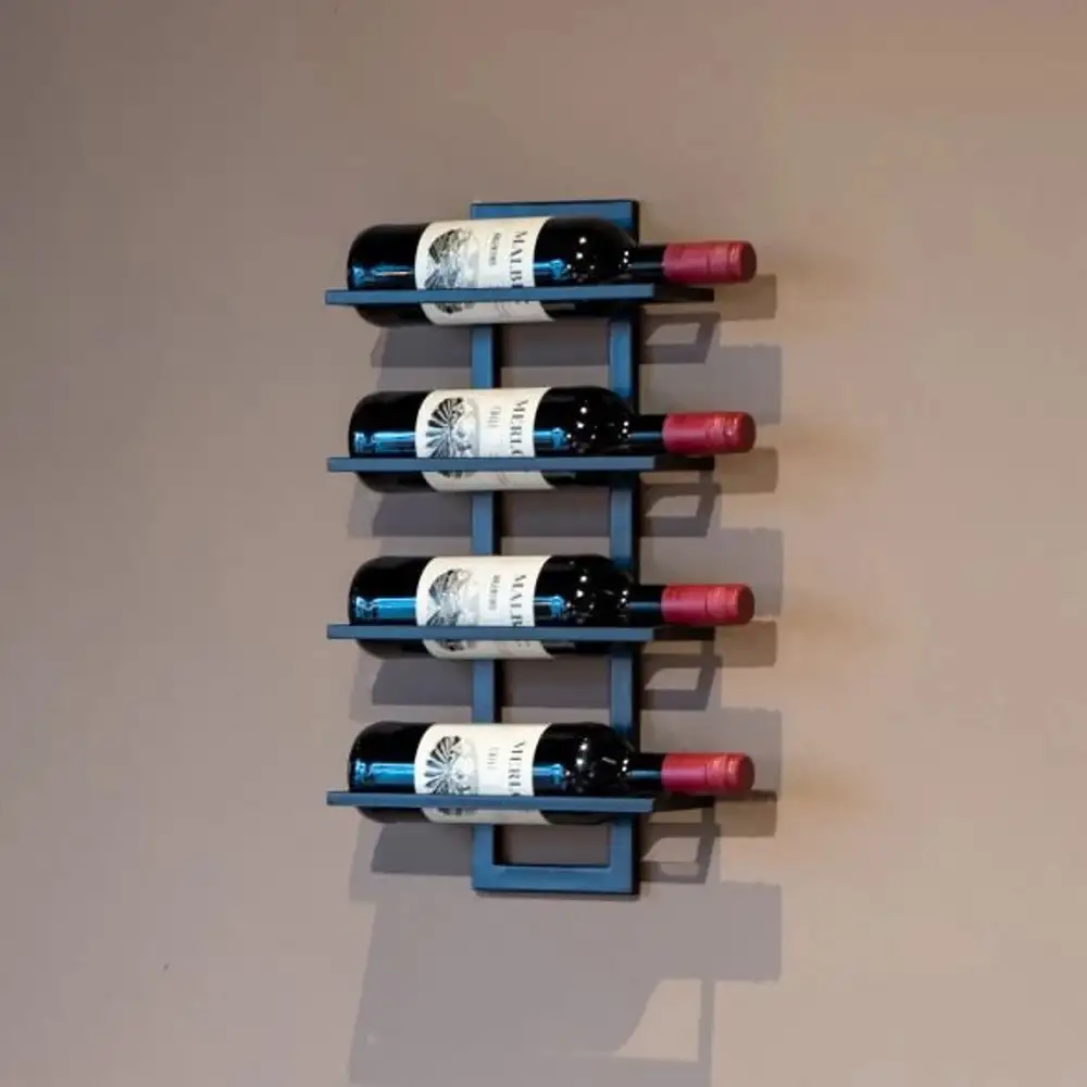 Raft de perete/suport vinuri, Wine Stand Homs,50x30x10 cm,metal 1 Raft de perete/suport vinuri, Wine Stand Homs,50x30x10 cm,metal