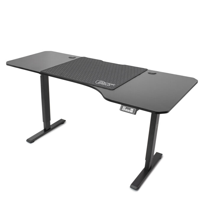 Birou Electric Reglabil pe Inaltime, Dr.Shield Nova, 160 x 75 x 75 CM, Mouse Pad XXL Full Cover - Negru