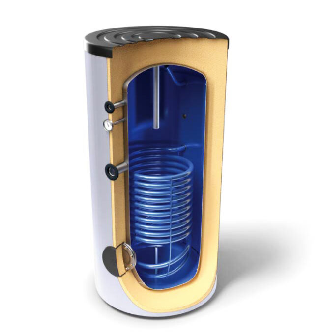 Boiler termoelectric Fornello Optima EV 9S, 160 Litri, cu o serpentina, montaj pe sol, kit siguranta inclus