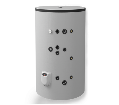Boiler solar cu 2 serpentine si rezistenta electrica ELDOM FV75010FS2 - 750 litri 12 kW
