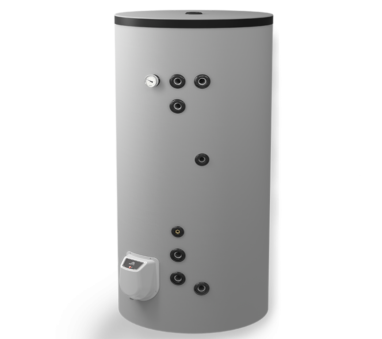 Boiler termoelectric cu doua serpentine Eldom FV50080S21, 9000 W, 500 l, montaj pe sol, 0.8 Mpa