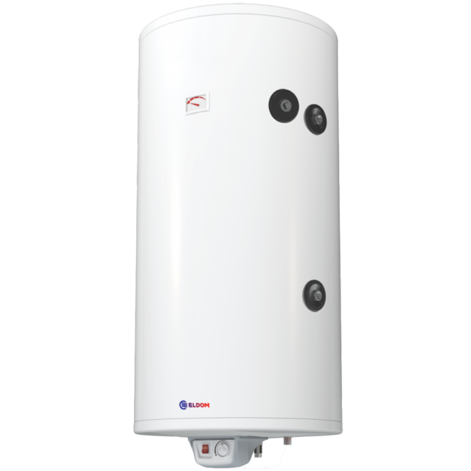 Boiler termoelectric cu o serpentina, Eldom GREEN LINE WVM20059FSR, 200 Litri, 3 Kw, serpentina pe partea dreapta