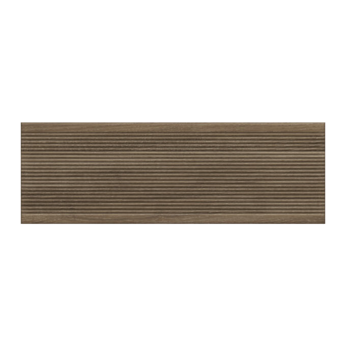 Gresie tip parchet interior Toronto Brown Relief  20 x 60 cm  mata